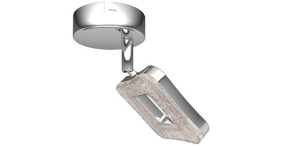 LED-Strahler Amelie 1-Flammig verstellbar Ø 14,5 cm - Chromfarben, MODERN, Kunststoff/Metall (9/14,5cm) - Luca Bessoni