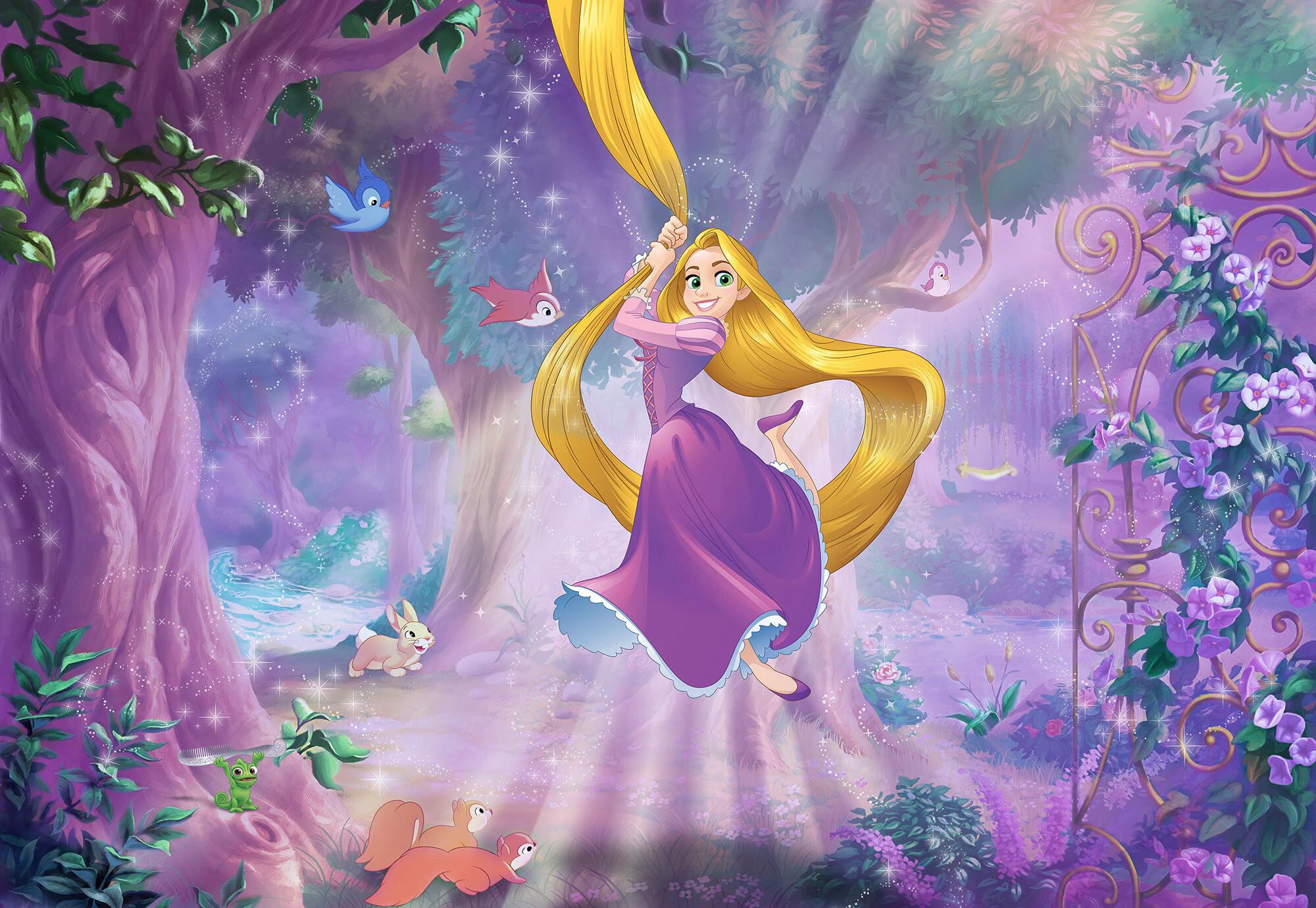FOTOTAPETE Rapunzel - Design, Papier (368/254cm) - Disney