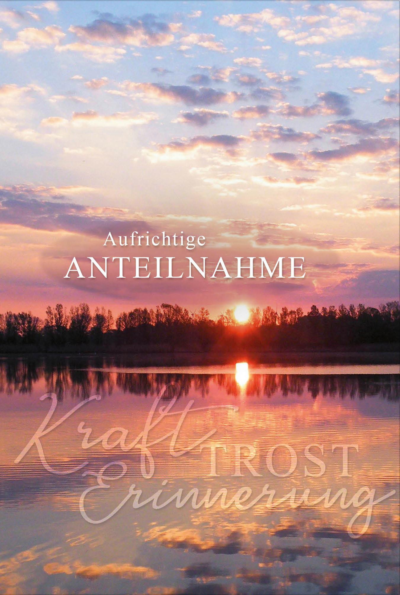 Billett Trauer Sonne