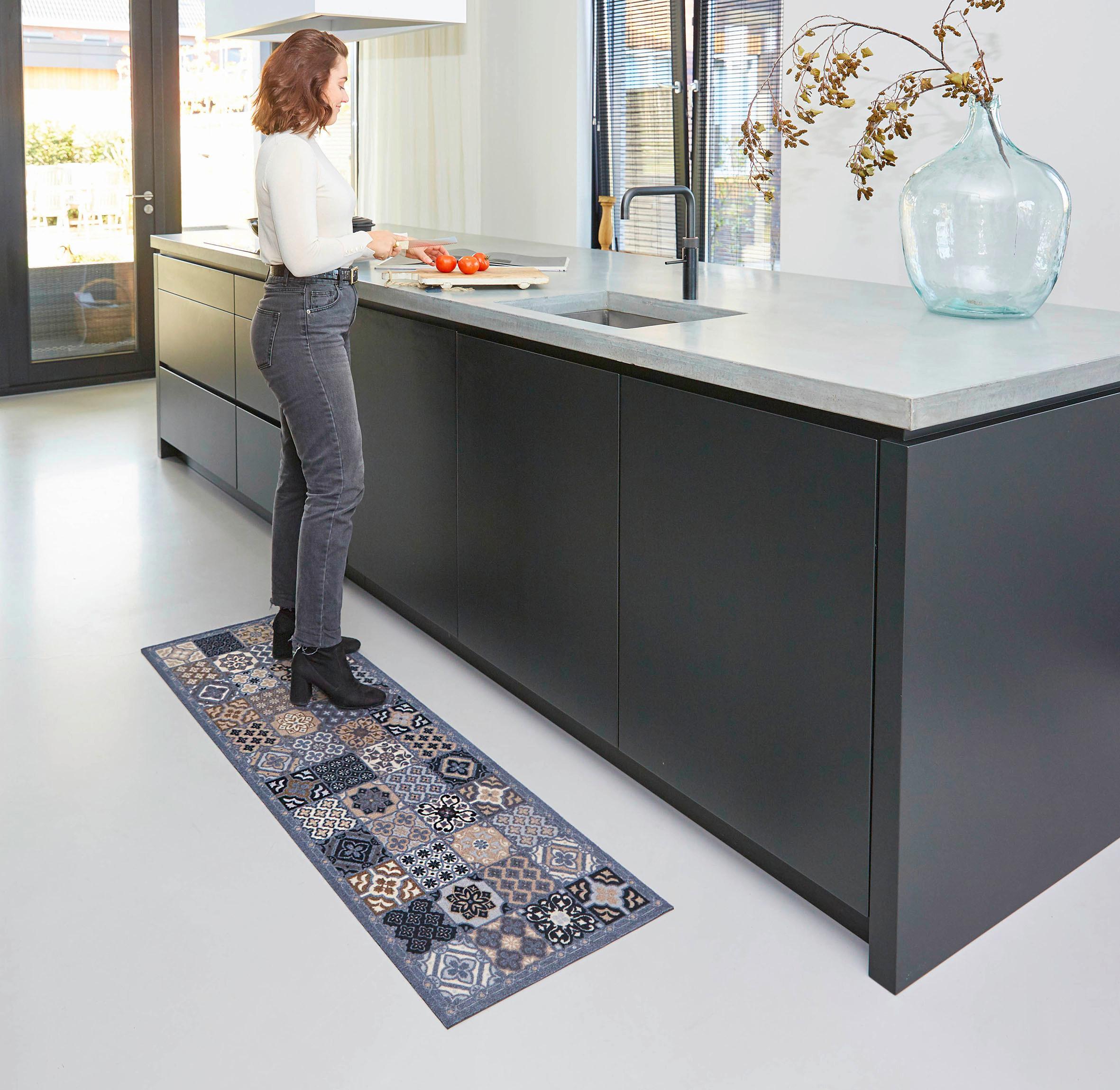 Dveřní Rohožka Dilara, 50/150cm - šedá/béžová, Moderní, textil (50/150cm) - Modern Living