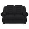 2-sitzer-sofa Boston Schwarz Chenille - Schwarz, KONVENTIONELL, Textil (145/102/101cm) - Livetastic