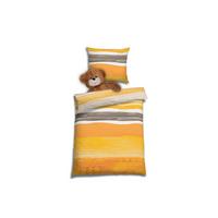 POSTEĽNÁ BIELIZEŇ SERB.002.URSA KAKI - oranžová, Design, textil (100/135cm) - Florella