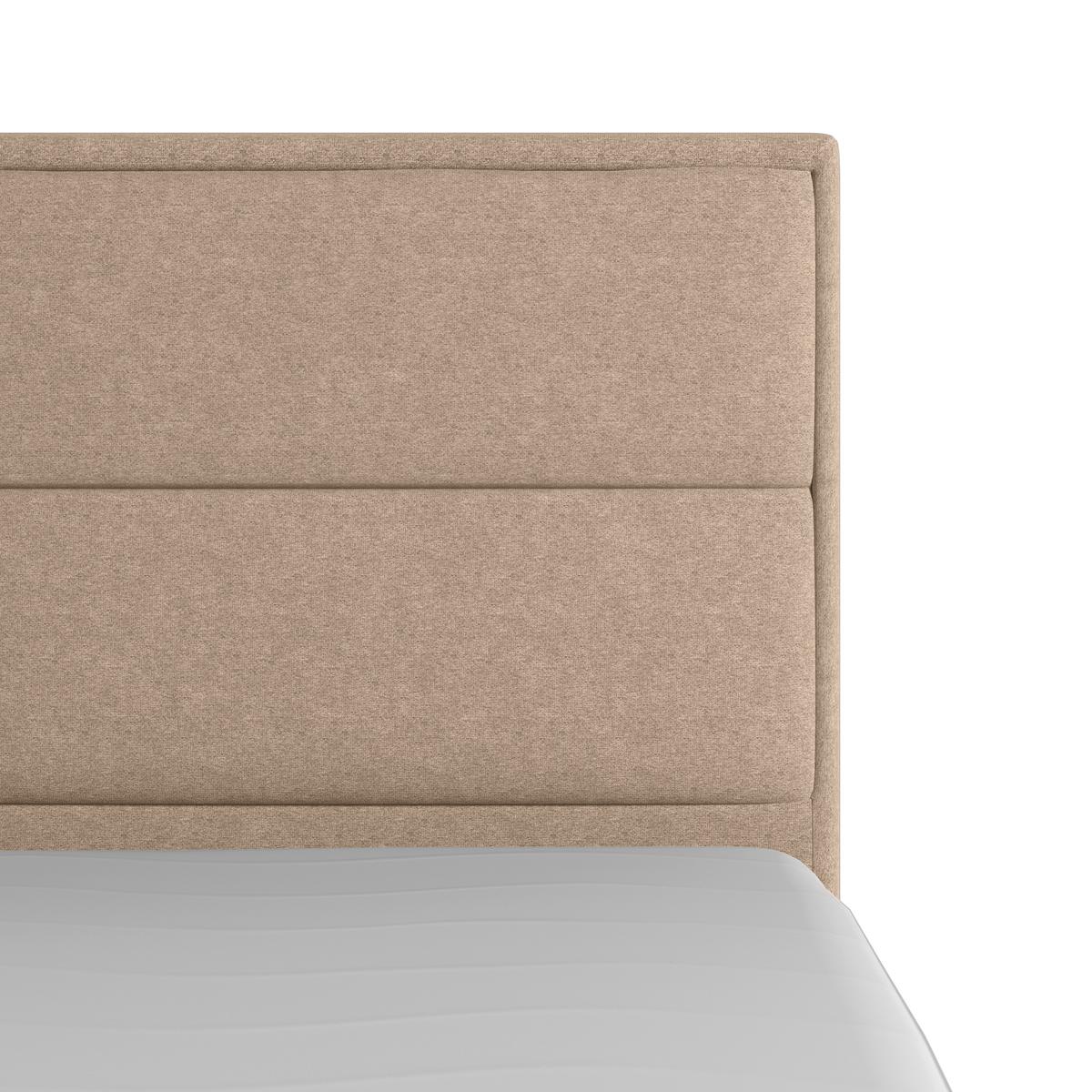 Boxspringbett mit Bettkasten Palermo 180x200 Naturfarben - Schwarz/Naturfarben, MODERN, Karton/Holz (180/200cm) - MID.YOU