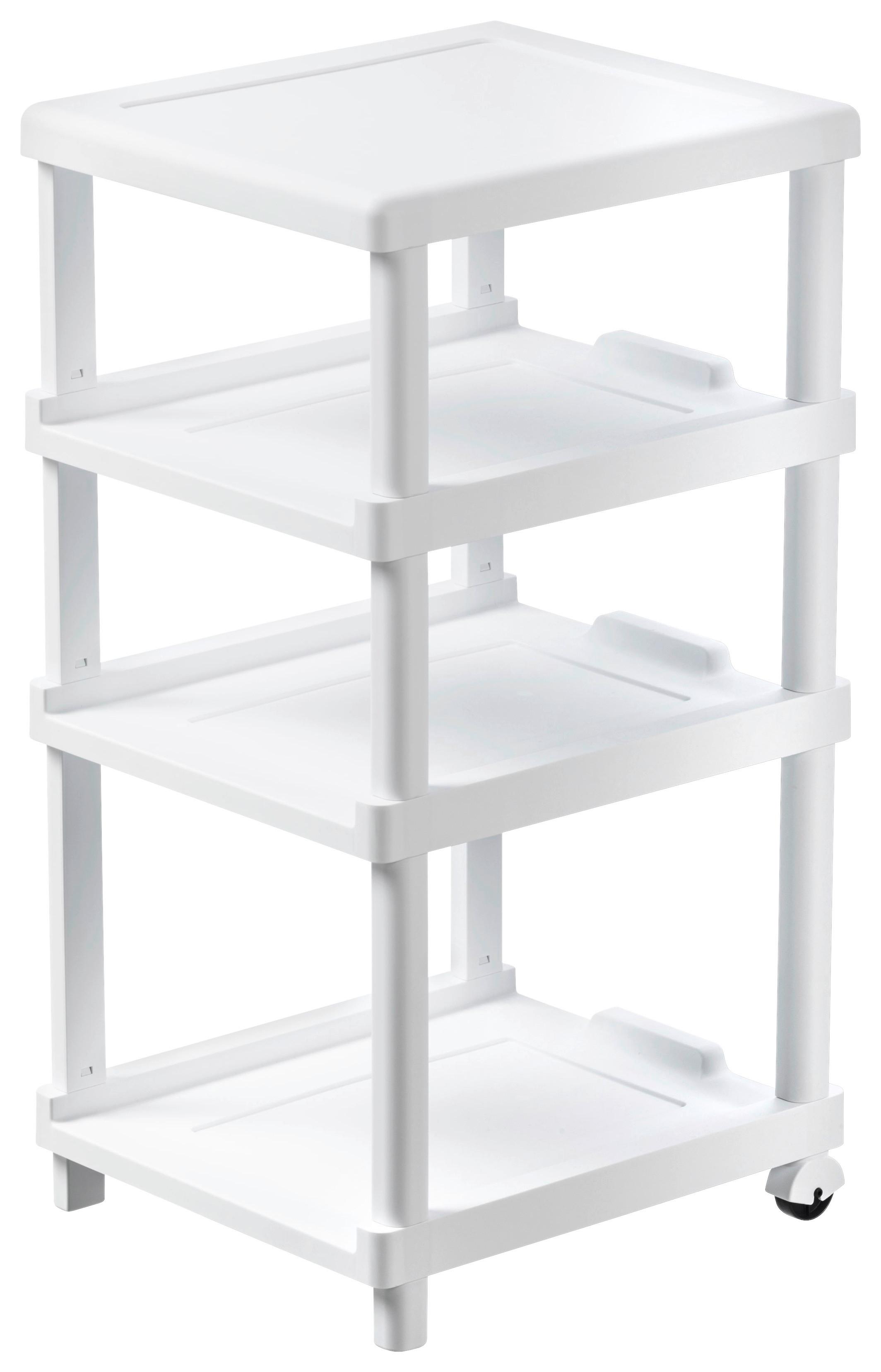 Kontajner Seoul Rack - biela, Moderný, plast (36,2/31,6/66,3cm)