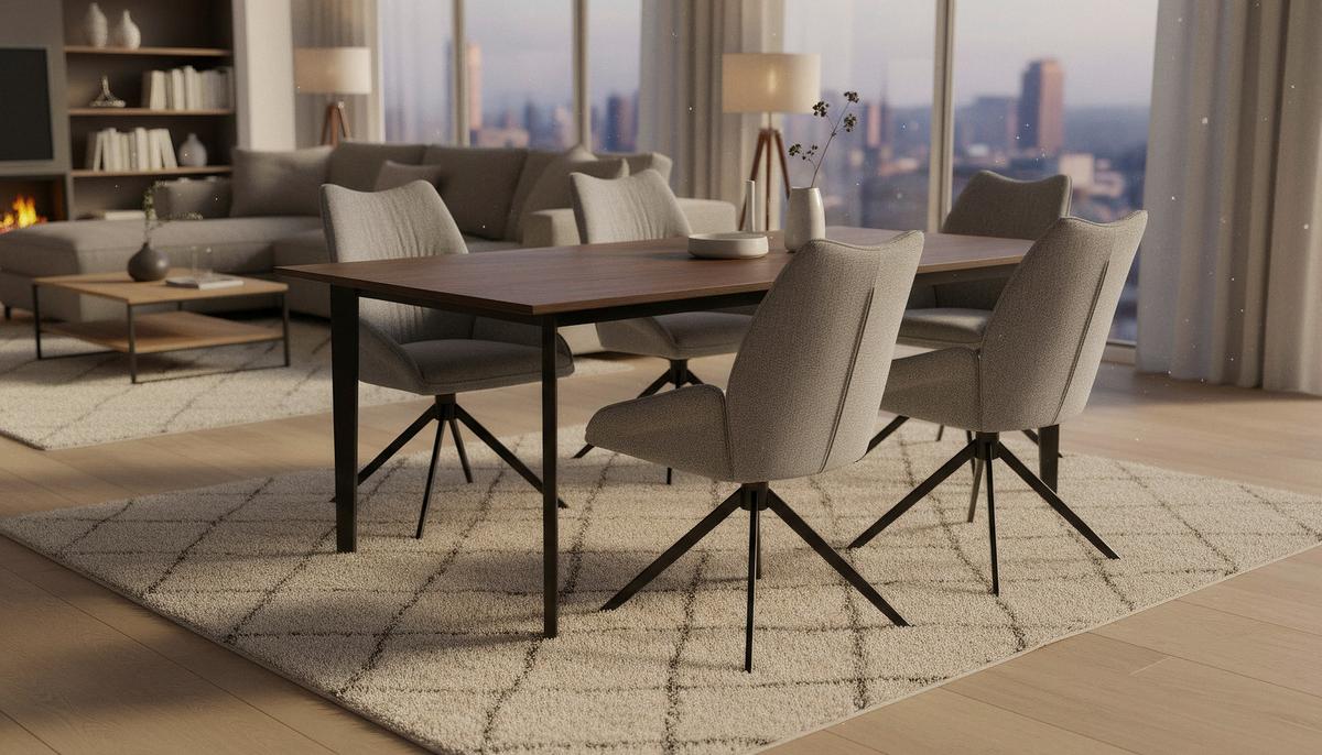 Armlehnstuhl Elina Leinenoptik Hellgrau B: 51 Cm - Hellgrau/Schwarz, Trend, Textil/Metall (51/90/62cm)