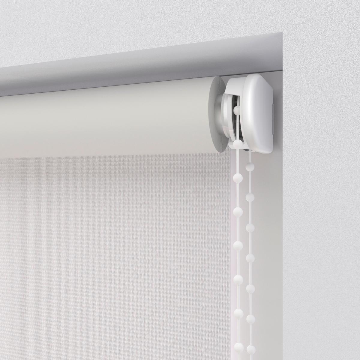 Verdunkelungsrollo 40x190 Cm Mit Kettenzug - Weiß, Design, Textil (40/190cm)