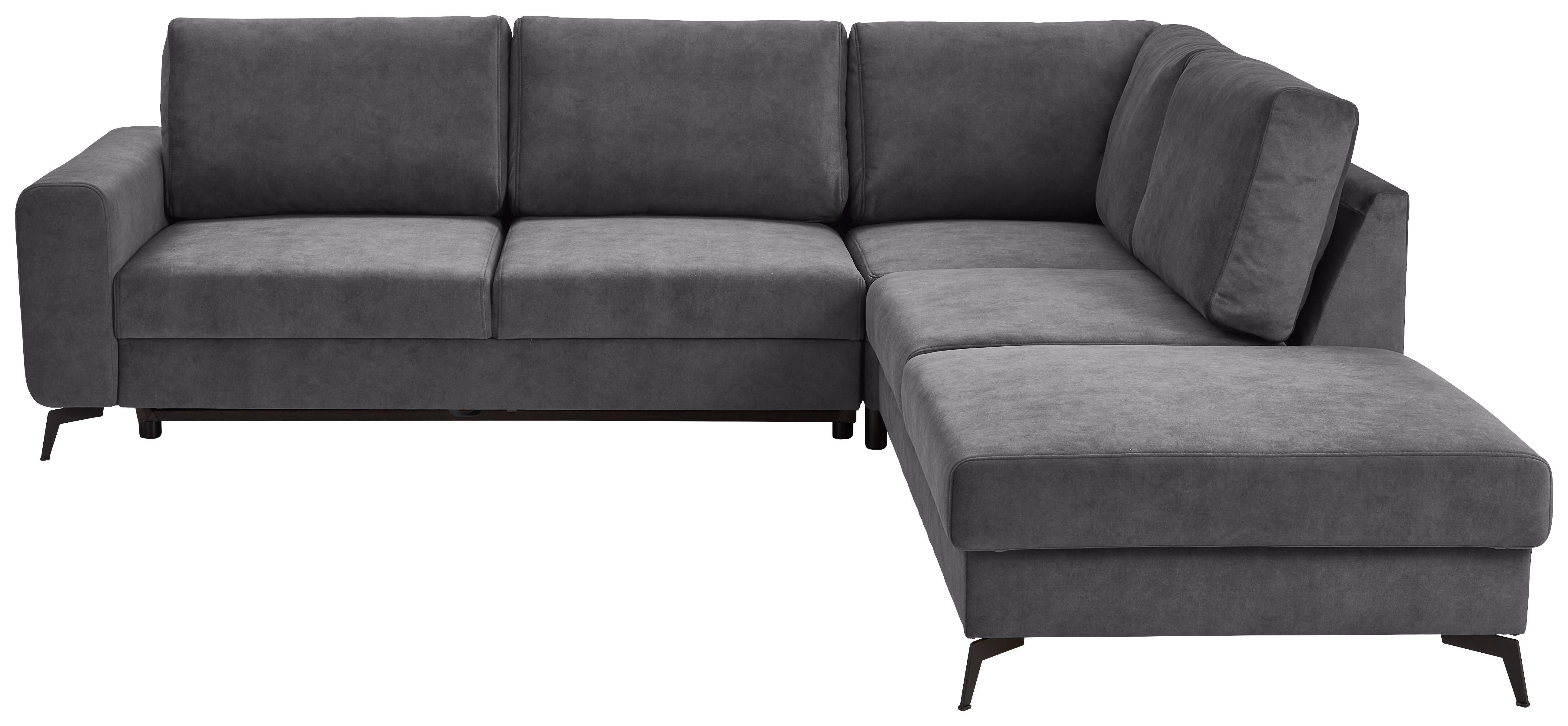 Ecksofa mit Schlaffunktion Adesso Dunkelgrau
