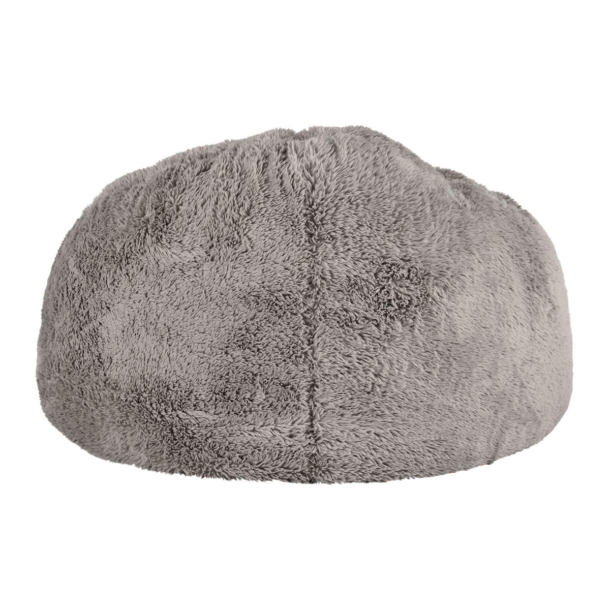 Sedací vak COLORADO, sivý plyš, 700L - sivá, Modern, textil (125/70/125cm) - Mömax