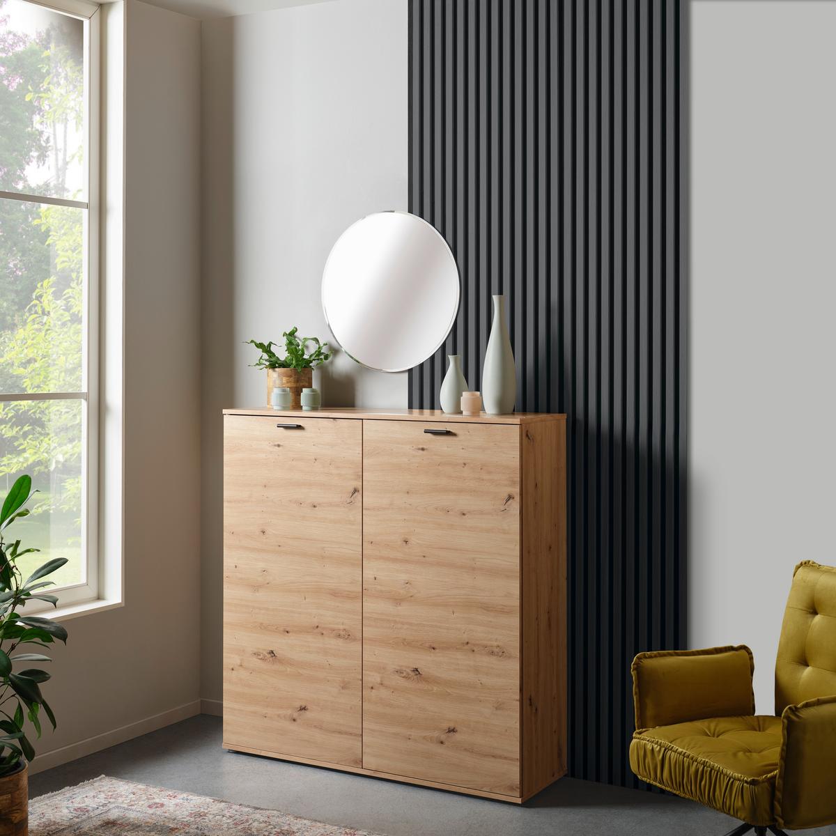 Falipanel Josef - sötét tölgy, Modern, műanyag/faalapú anyag (60/120/2cm)