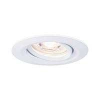 Einbauspot Ø 6,6 Cm Weiß/alufarben Kippbar - Design (6,6cm) - Paulmann