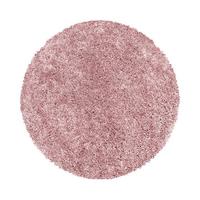 Hochflor Teppich Rosa Naturfaser Sydney Ø 200 cm - Rosa, Basics, Textil (200cm)