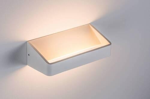 Wandleuchte 1-Flammig Weiß - Weiß, Design, Metall (10/7cm) - Paulmann