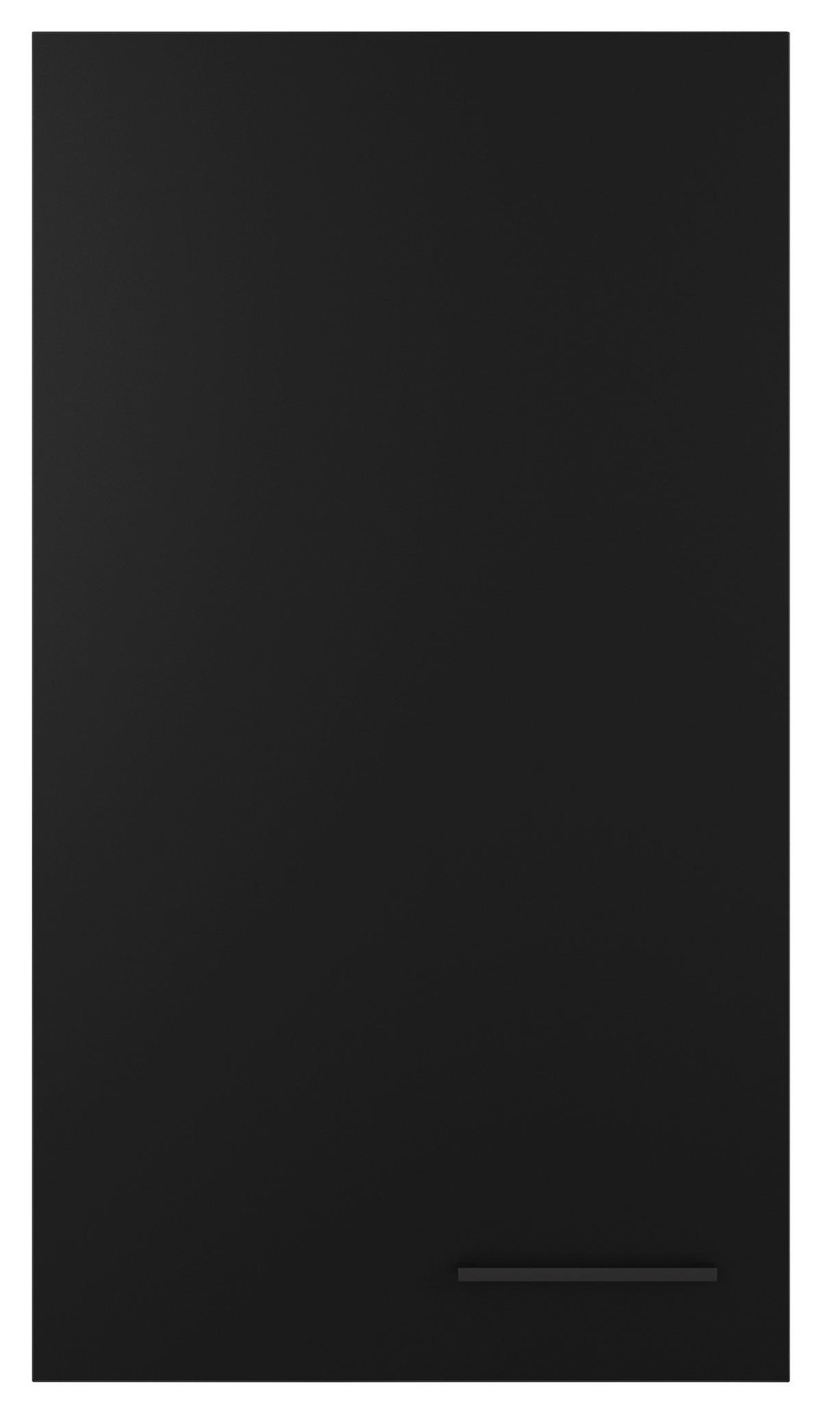 Küchenoberschrank Capri Eiche/Schwarz B: 50 cm - Eichefarben/Schwarz, KONVENTIONELL, Holzwerkstoff (50/89/32cm) - FlexWell