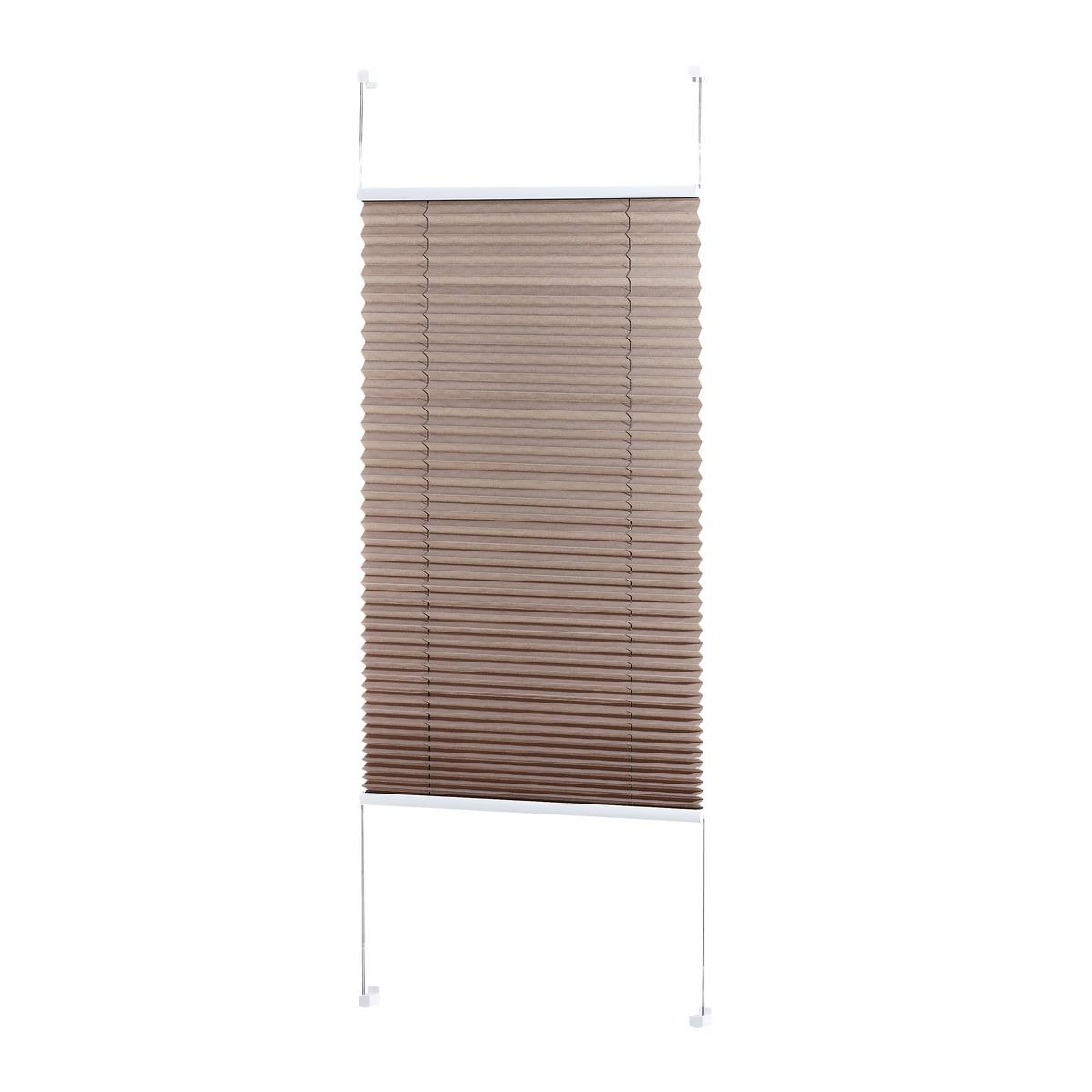 Plissee Free Taupe B: 50 Cm - Taupe, KONVENTIONELL, Textil (50/130cm) - Homeware