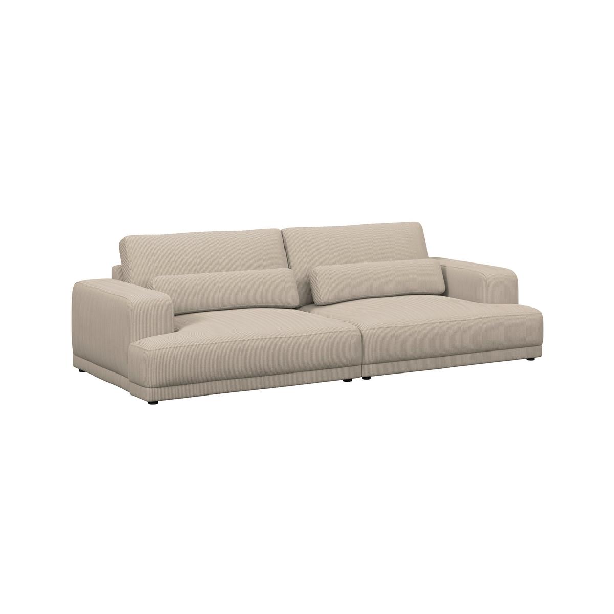 Bigsofa Savona Cord braun, 260x111cm - Braun, Trend, Textil (260/77/111cm) - Luca Bessoni