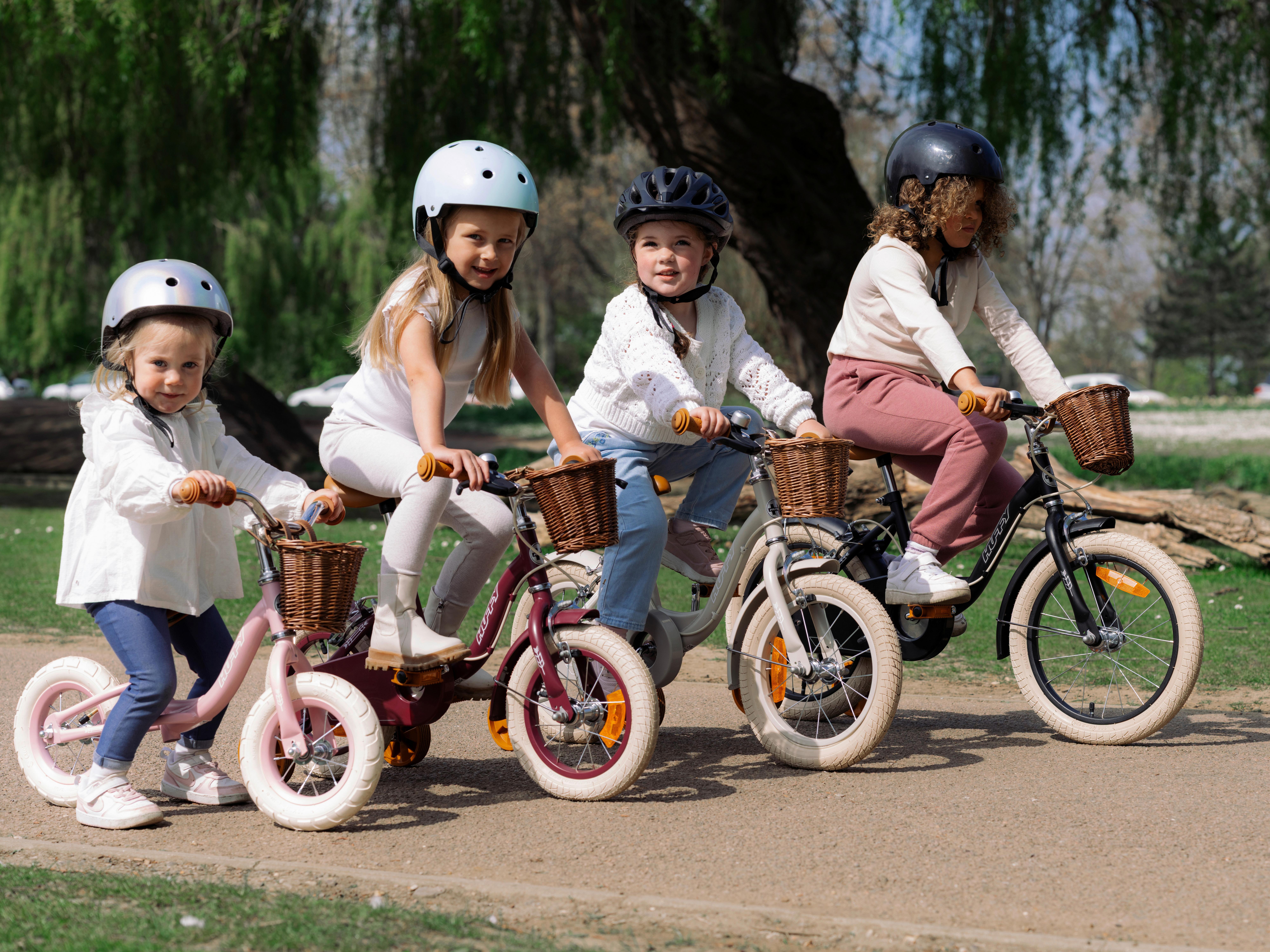 Kinderfahrrad Vintage Pink, 14 Zoll - Pink, Basics, Metall (46,5/68/91cm)
