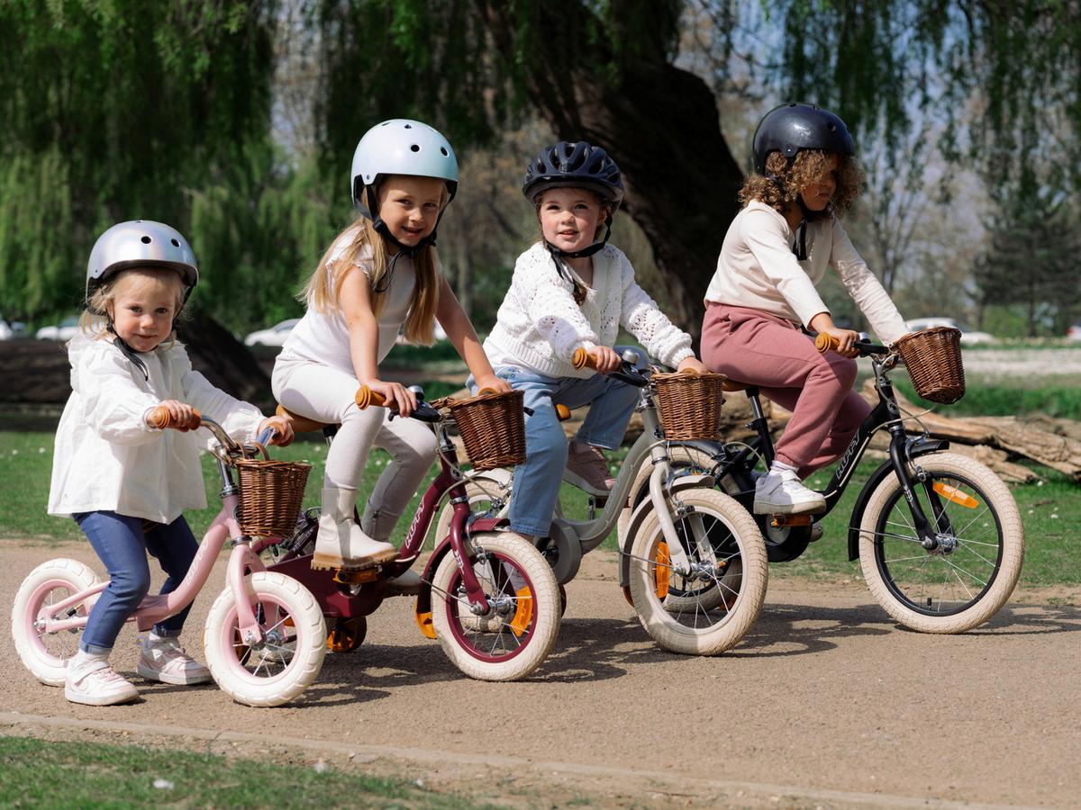 Kinderfahrrad Vintage Pink, 14 Zoll - Pink, Basics, Metall (46,5/68/91cm)