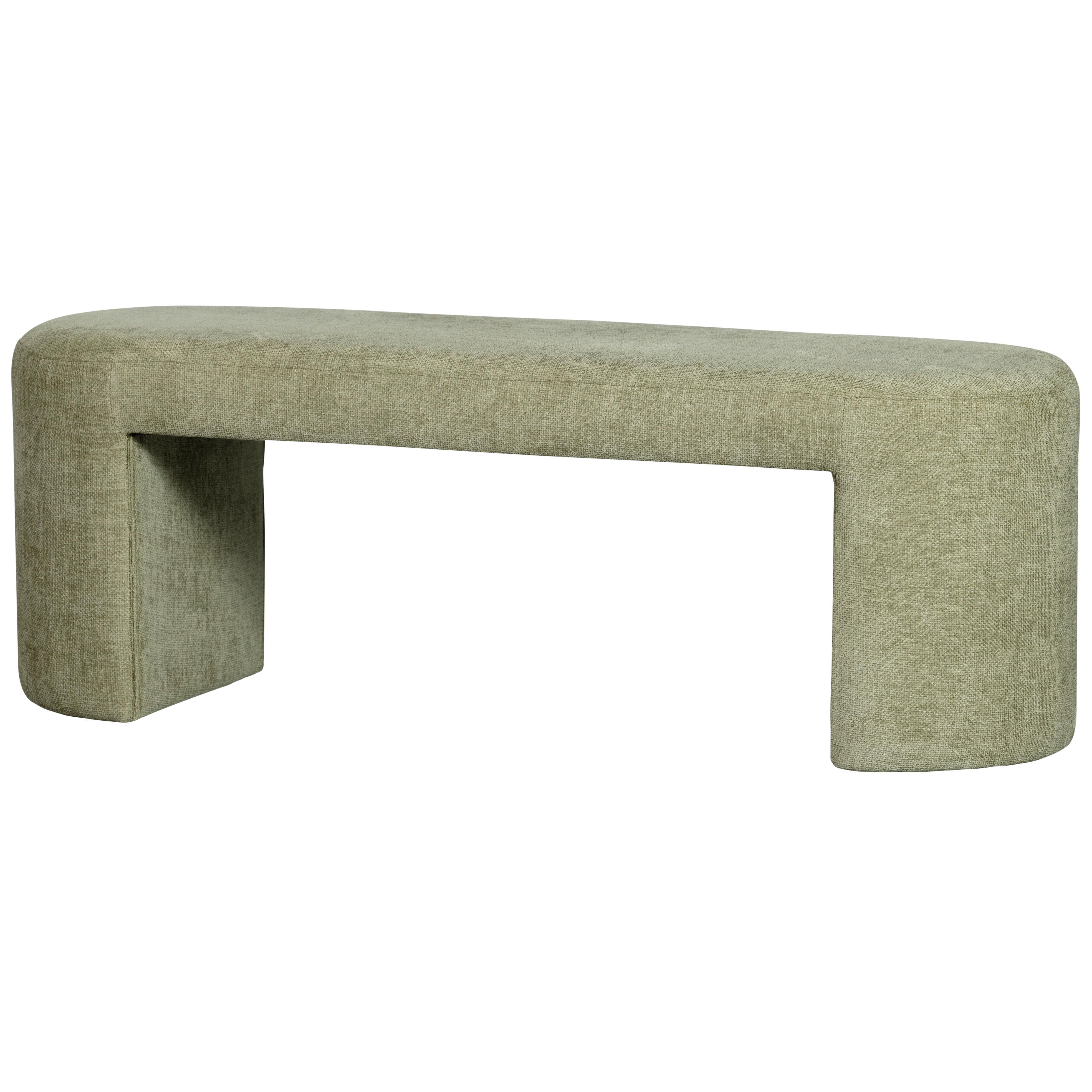 Sitzbank Jacob Olivgrün B: 130 Cm - Olivgrün, Design, Textil (130/46/46cm) - Livetastic