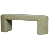 Sitzbank Jacob Olivgrün B: 130 cm - Olivgrün, Design, Textil (130/46/46cm) - Livetastic