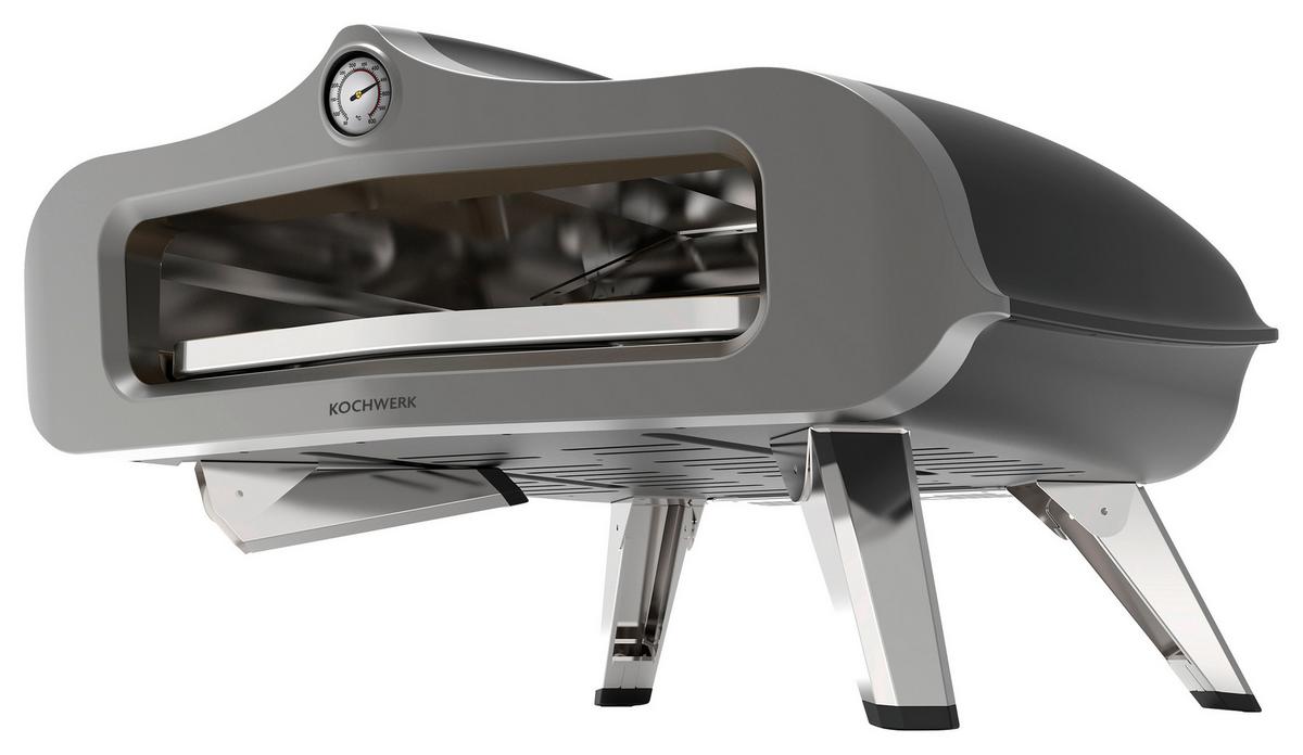 Pizzaofen Rach's Kochwerk - Silberfarben/Schwarz, LIFESTYLE, Metall (64/56/32cm)