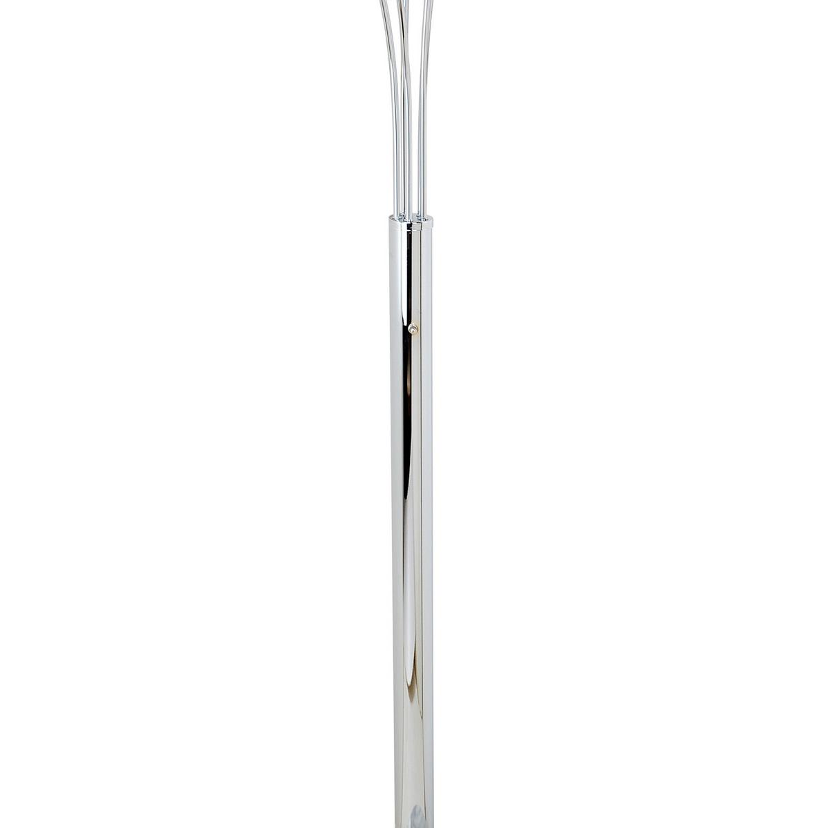 Stehlampe Leona Chromfarben/nickelfarben - Chromfarben/Nickelfarben, MODERN, Metall (200cm) - Luca Bessoni