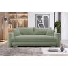 Schlafsofa Ralf Grün B: 232 cm - Silberfarben/Grün, Design, Textil (232/88/105cm) - MID.YOU