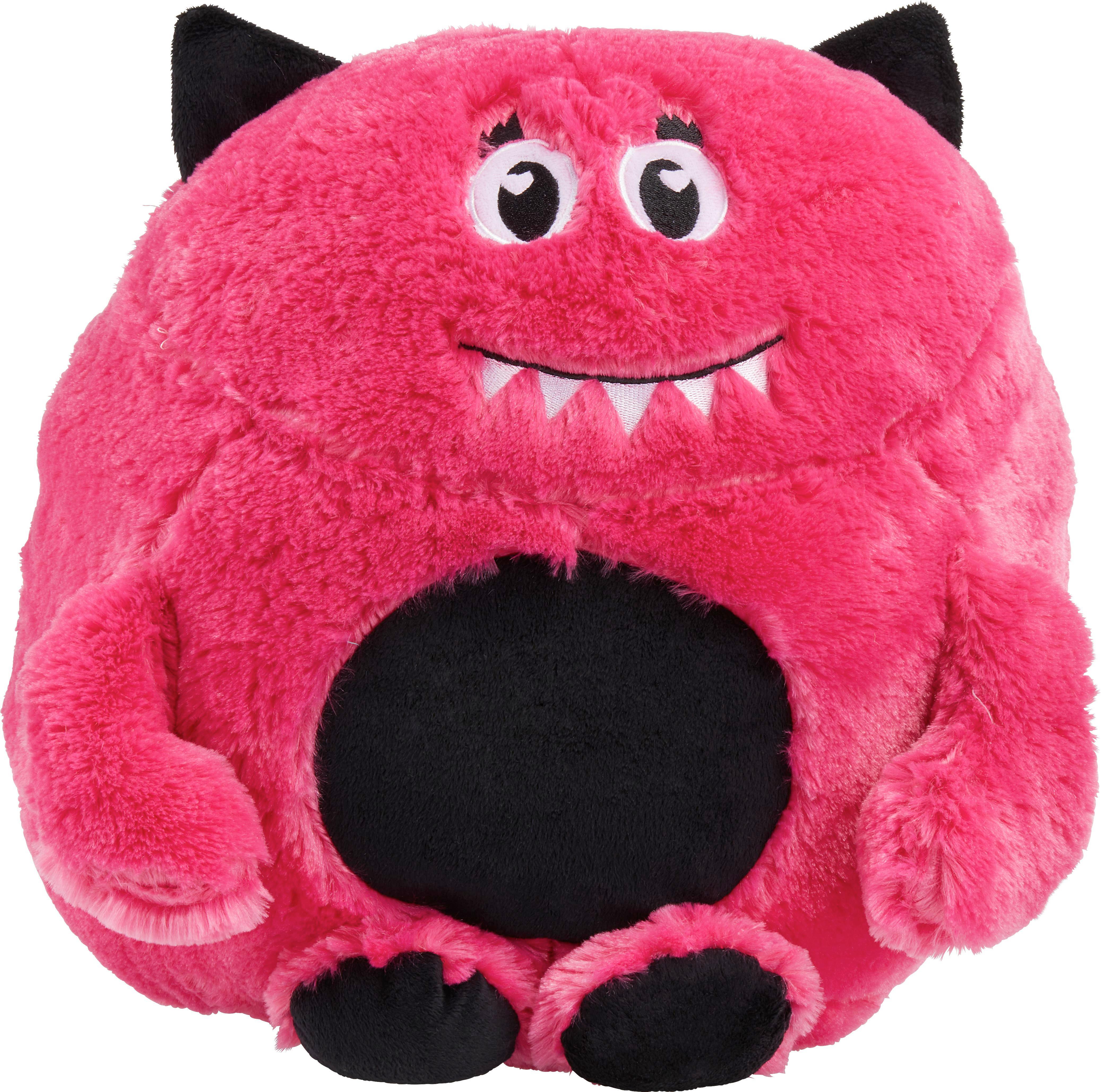 Plüss Állat Little Monster - Pink/Türkiz, modern, Textil - Luca Bessoni