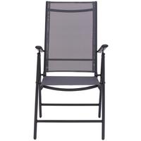 Kerti Karosszék Anja - antracit, Modern, textil/fém (56/106/66cm) - Best Price