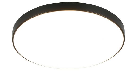 LED-Deckenleuchte Soni - Schwarz, Basics, Kunststoff (27/5,6cm) - Luca Bessoni