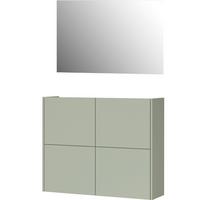 Garderobe Gw-binetto Grün/eichefarben B: 200 Cm - Eichefarben/Grün, Design, Holzwerkstoff (200/79/27cm) - Livetastic