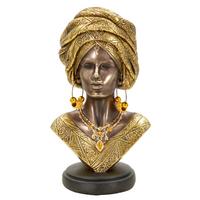 Skulptur Nairobi Statue Multicolor B: 15 cm - Multicolor, Basics, Kunststoff (15/28/12cm)