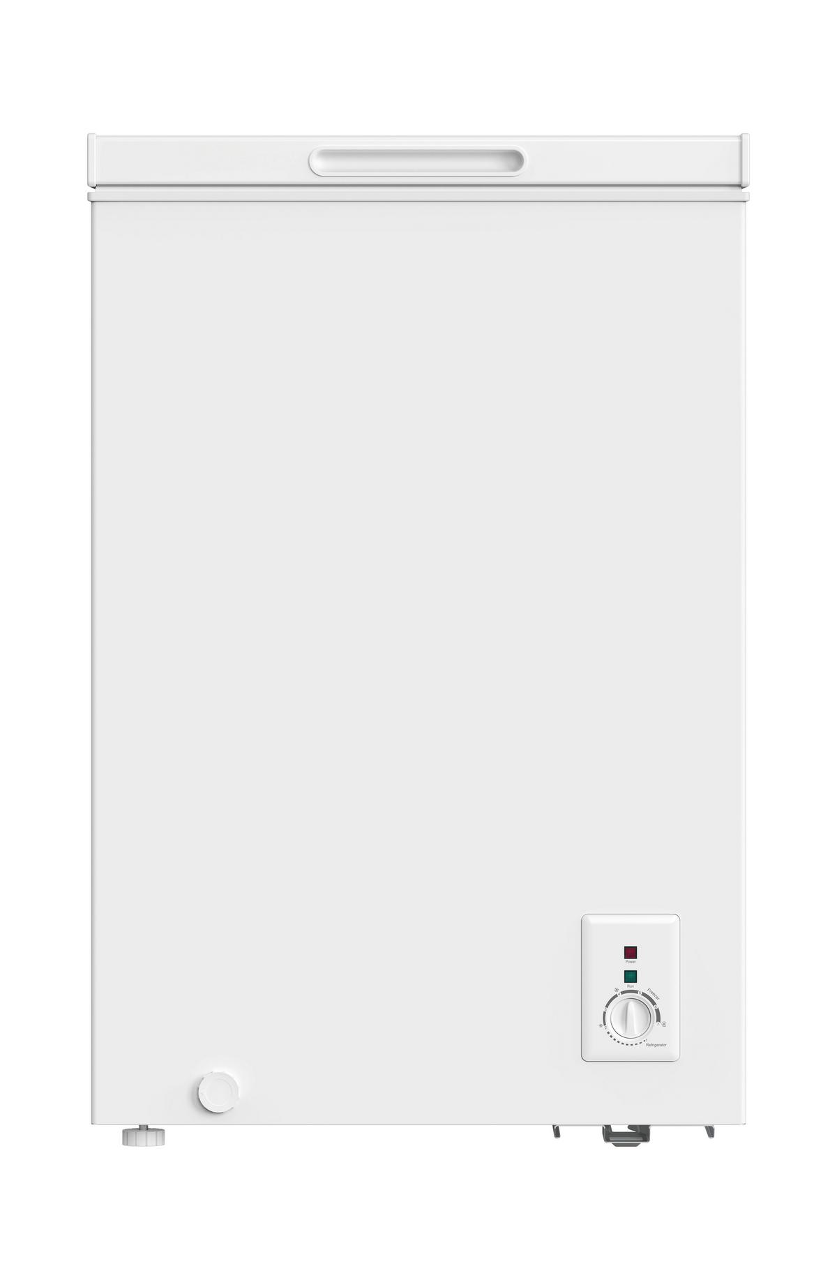 Gefriertruhe Weiß B: 54,5 cm - Weiß, Basics, Kunststoff (54,5/83,5/47,6cm) - PKM