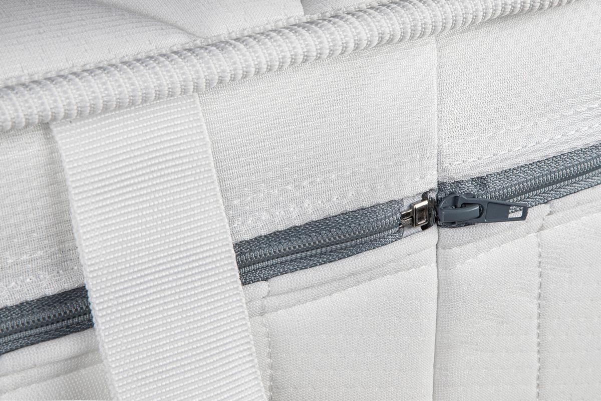 Kaltschaummatratze Air Deluxe 90x200 Cm H2/h3 H: 23 Cm - Weiß, Basics, Textil (90/200cm) - MID.YOU