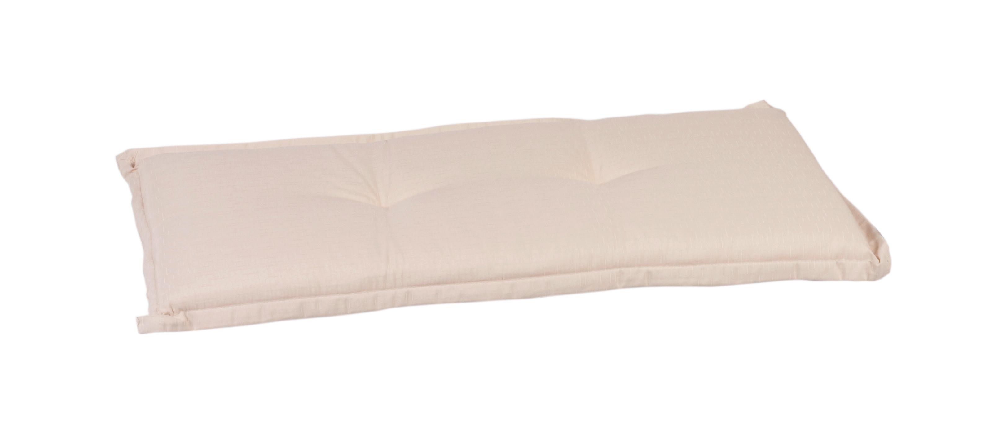 Bankauflage in Beige