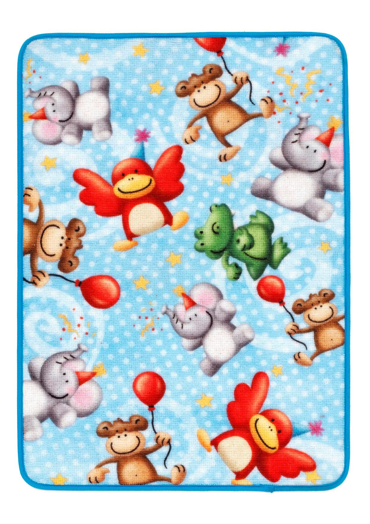Kinderteppich Lk-4 50x70 - Multicolor/Hellblau, Trend, Textil (50/70cm)