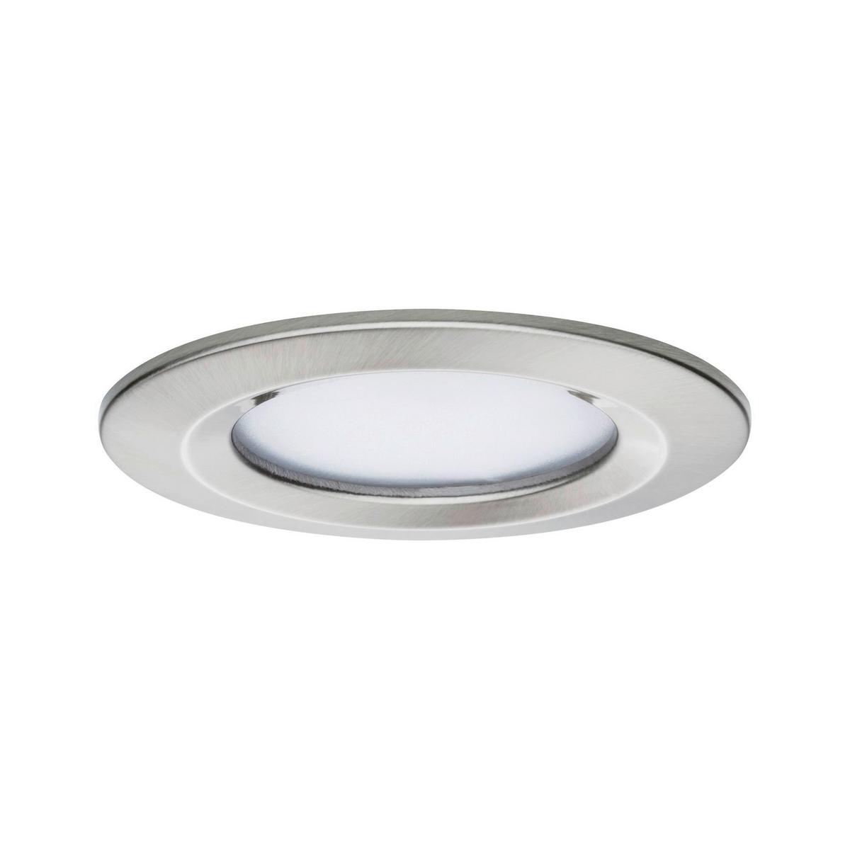 Led-deckenleuchte 3er-set Ø 7,8 Cm, Rund - Alufarben, Basics, Metall (7,8cm) - Paulmann