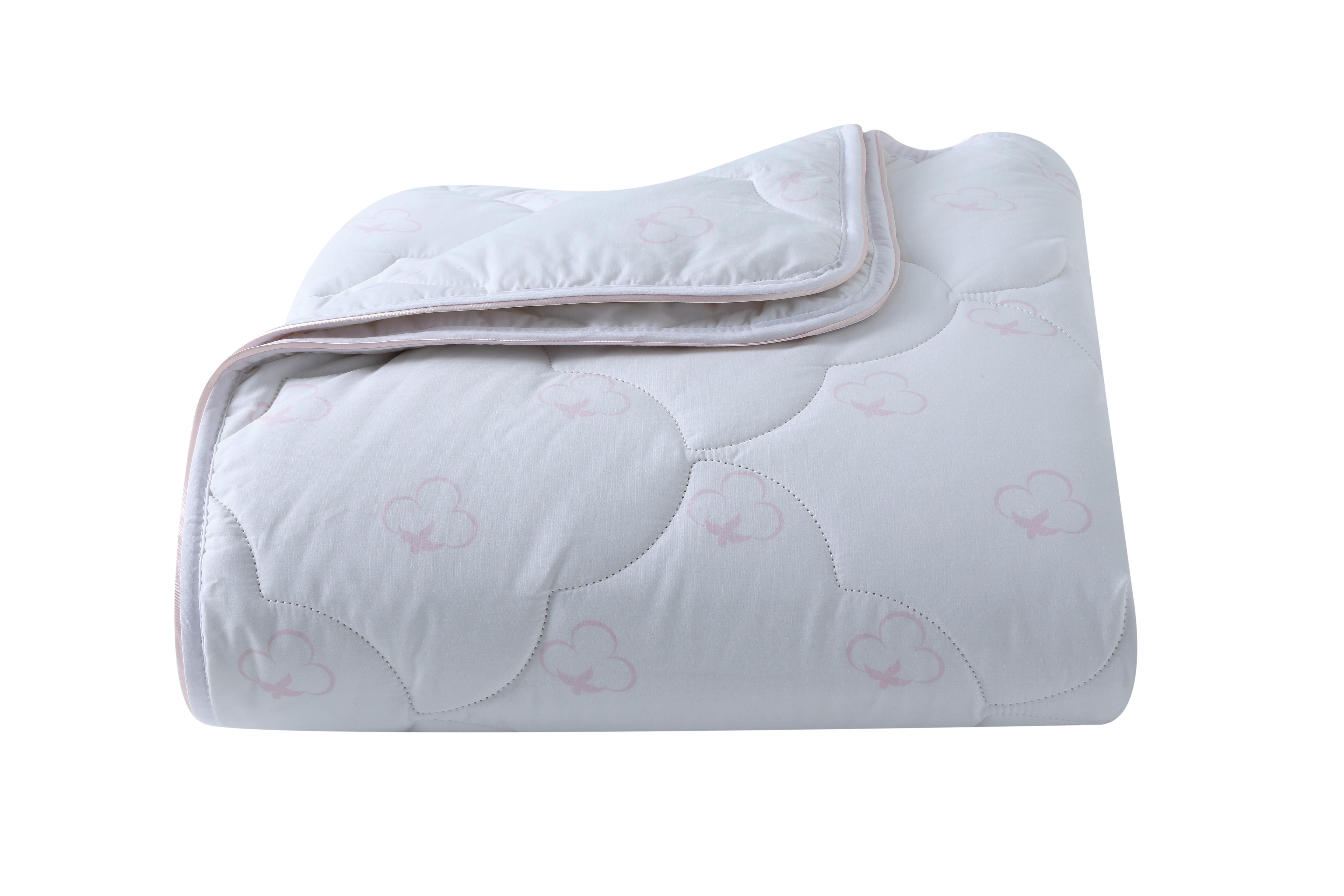 Bettdecke Cotton - Weiß, Basics, Textil (200/200/4cm) - Yatas