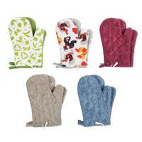 Rukavice do trouby BASIC 27X17 CM - vícebarevná, Basics, textil (17/27/1,4cm)