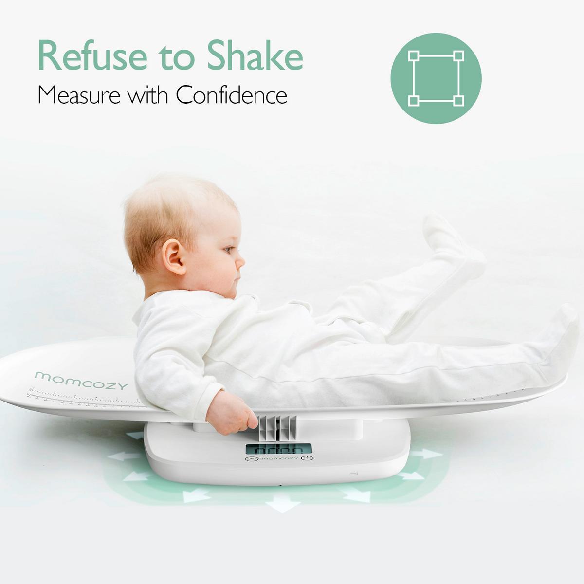 Babywaage weiß - Weiß, Basics, Kunststoff (18/11,2/5,5cm) - Momcozy