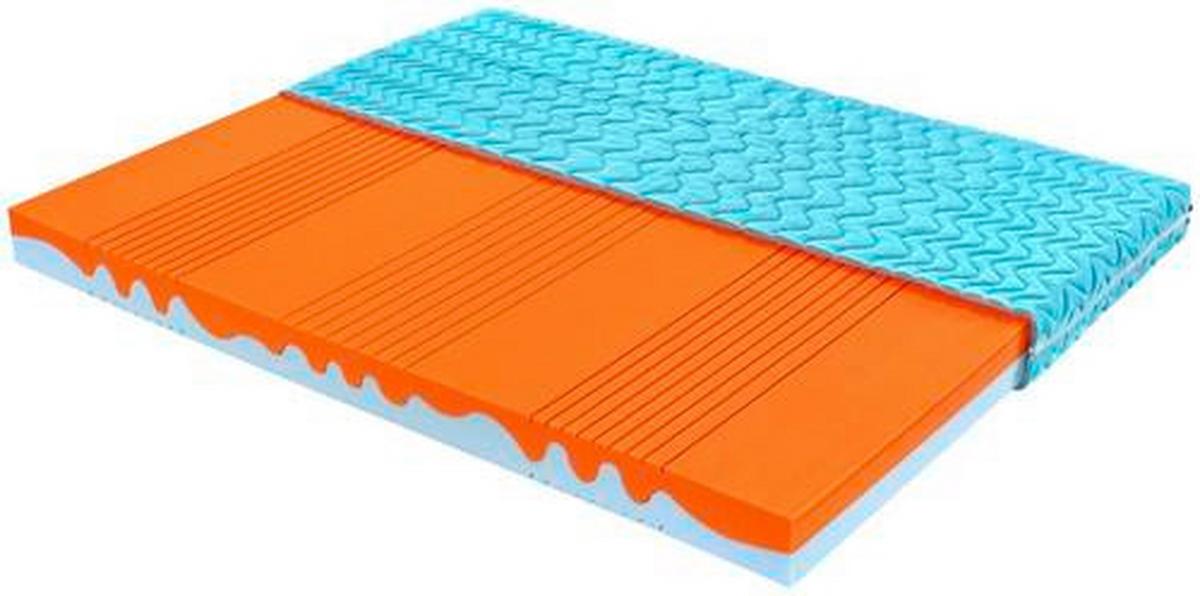 Matrace pro mládež Color Kid Blue, 120/200cm, modrý poťah - modrá, textil (120/200cm) - Primatex