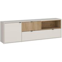 TV-Element Samm Eichefarben/Beige B: 183,6 cm - Eichefarben/Beige, Trend, Holzwerkstoff (183,6/59/40cm)