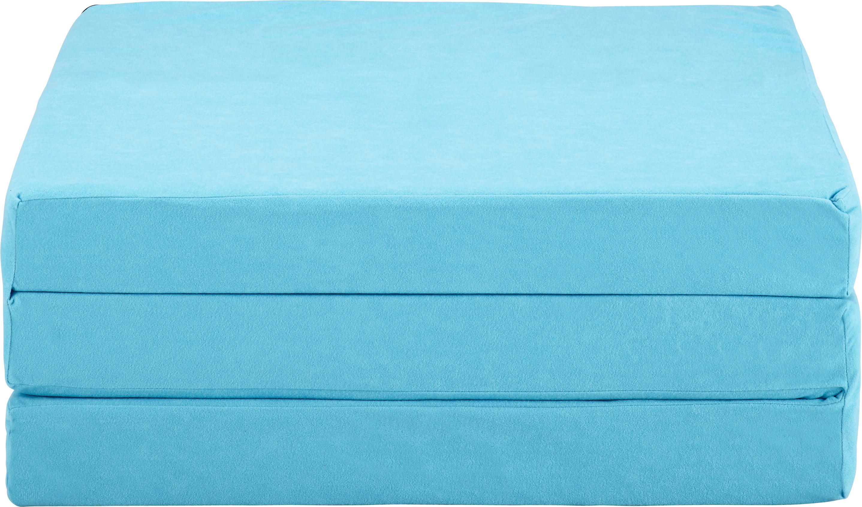 Skládací Matrace Basic 189/65 Cm, H2 - světle modrá, Konvenční, textil (65/189cm)