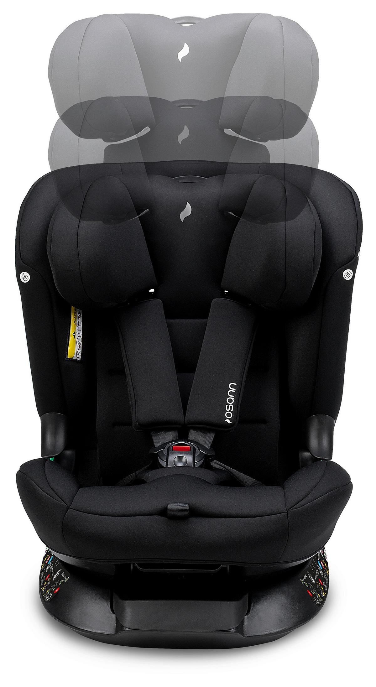 Reboarder-kindersitz Taos 360 Midi - Schwarz, Basics, Kunststoff (44/59,5/55cm) - Osann