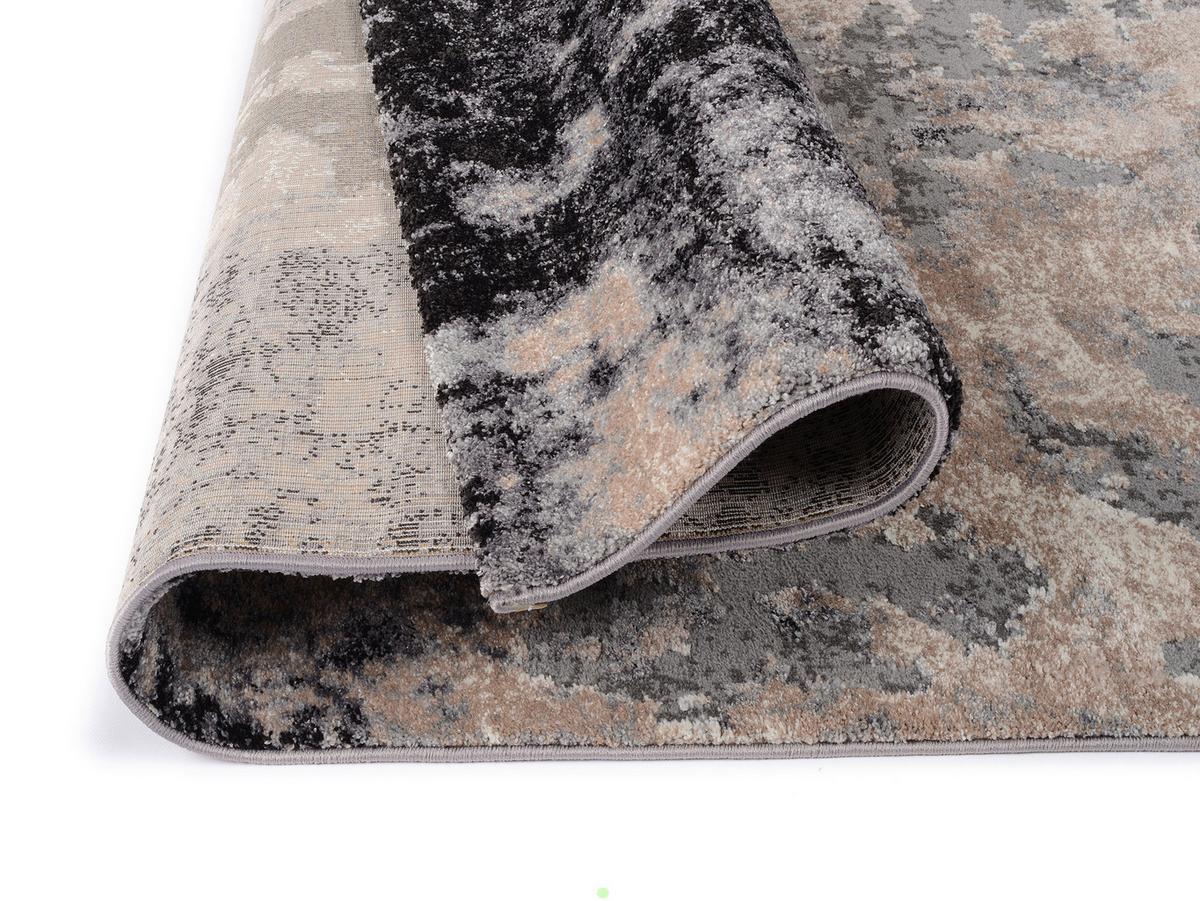 Vintage-Teppich Hellgrau Timeline 240x290 cm - Hellgrau, Design, Textil (240/290cm) - Novel