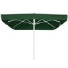 Ampelschirm Quadro Dunkelgrün - Dunkelgrün/Silberfarben, Basics, Textil/Metall (300/295/300cm) - Schneider