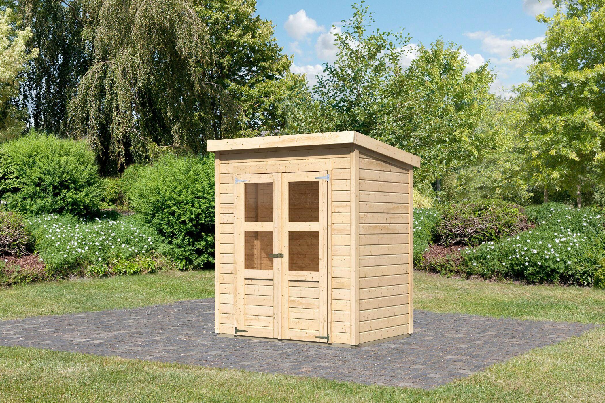 Gartenhaus Kappeln 2 39545 KAPPELN 2 - Fichtefarben, Basics, Holz (182/122/220cm)