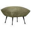 Hocker Lorris - Dunkelgrün/Schwarz, KONVENTIONELL, Textil (60/49/53cm) - MID.YOU