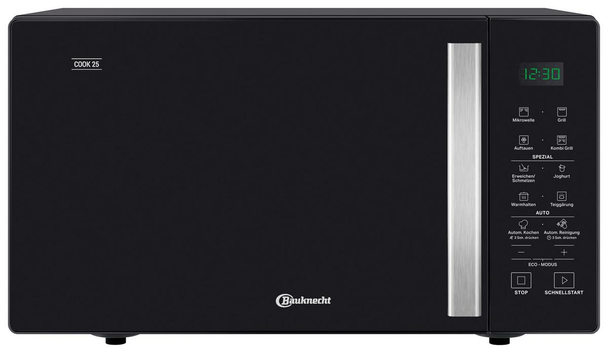 Mikrowelle Mwk 253 B - Schwarz, Trend, Glas/Kunststoff (48,3/28,1/41,9cm) - Bauknecht