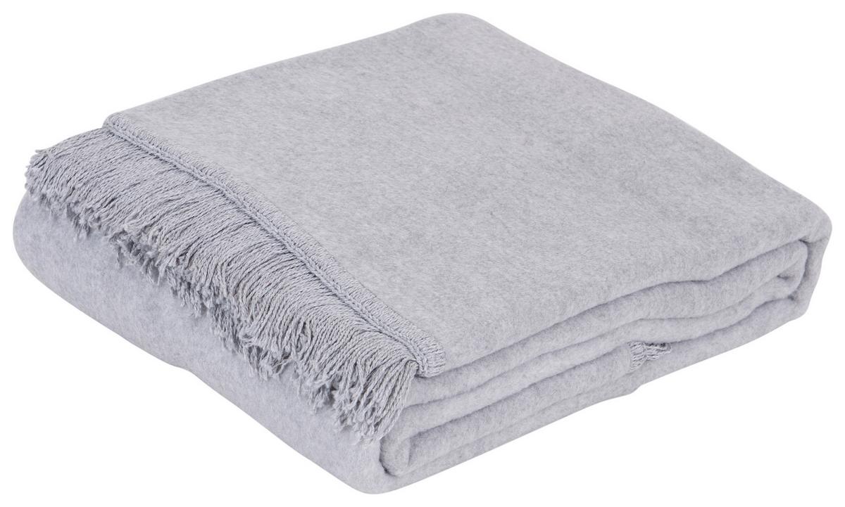 Pléd Laura - ezüstszínű, Romantik / Landhaus, textil (130/170cm) - James Wood