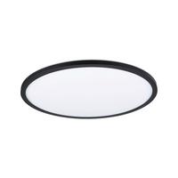 Led-paneel Ø 42 Cm Dimmbar Mit Schwarzem Rahmen - Schwarz, Basics, Kunststoff (42/2,8cm) - Paulmann